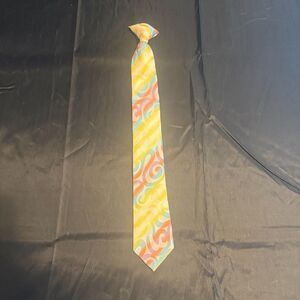 Children's Unisex Clip-on Tie Rainbow Color Excellent Condition